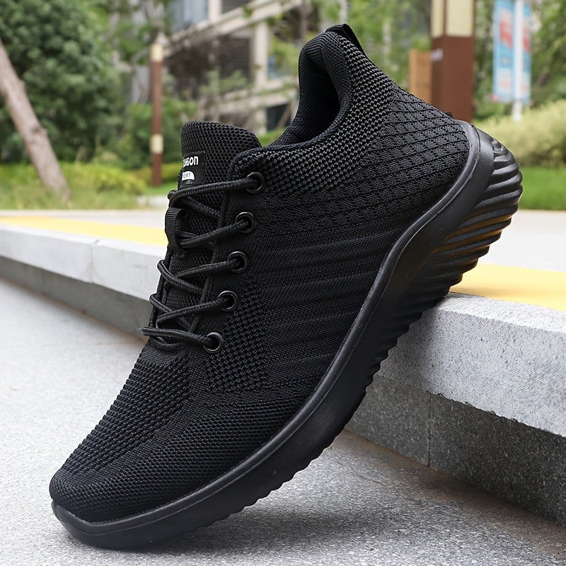 Men's Breathable Knit Loafers Slip-On Casual Shoes for Outdoor All-Season