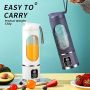 Mini USB Rechargeable Portable Blender and Juicer for Travel Blue