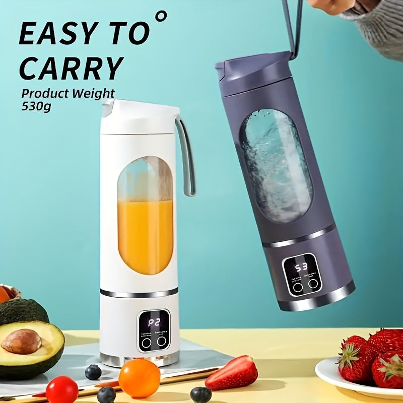 Mini USB Rechargeable Portable Blender and Juicer for Travel Blue
