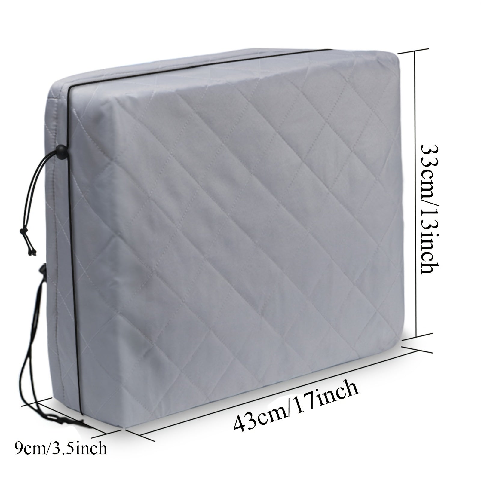 Indoor Air Conditioner Cover Double Insulation Elastic Drawstring Universal Size