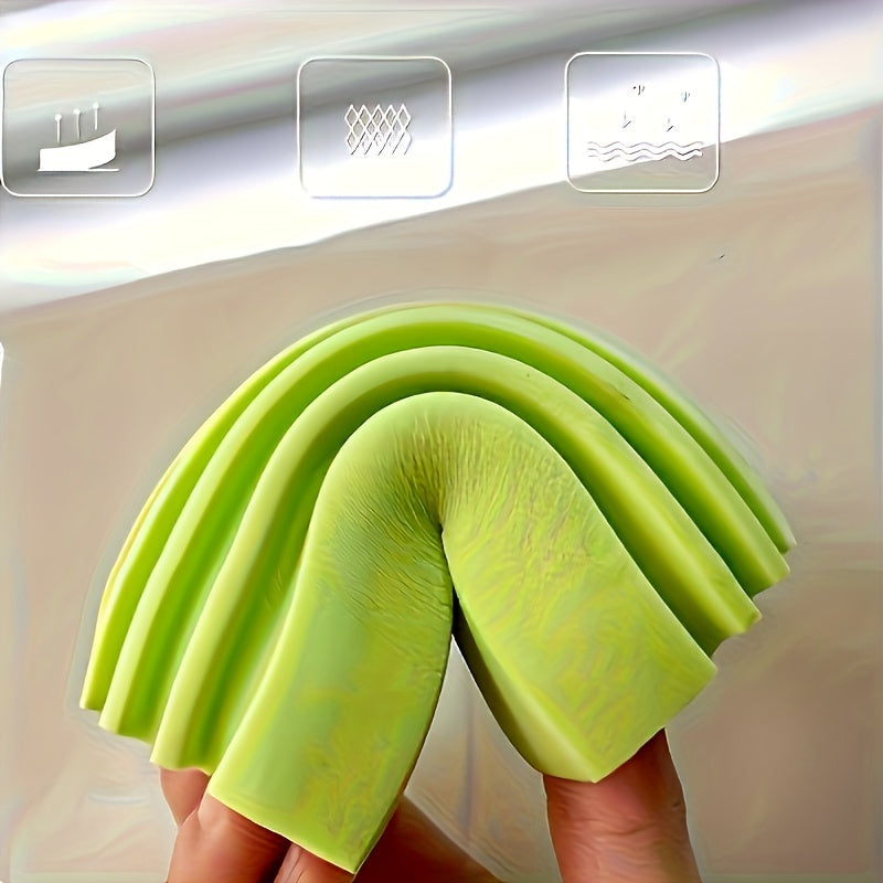 PVA Sponge Set for Kitchen and Bathroom Cleaning with Plastic Brush