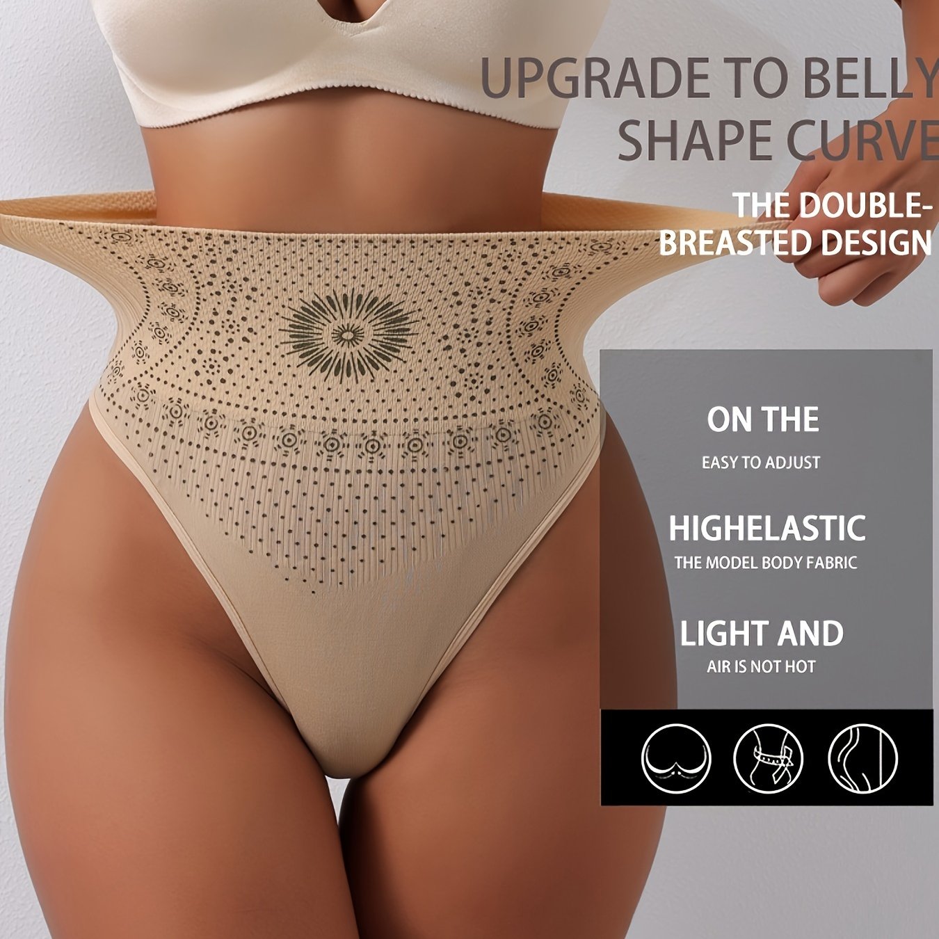 Women's Slimming Shapewear Pants Tummy Control Butt Lift Thigh Slimmer Nylon Elastane