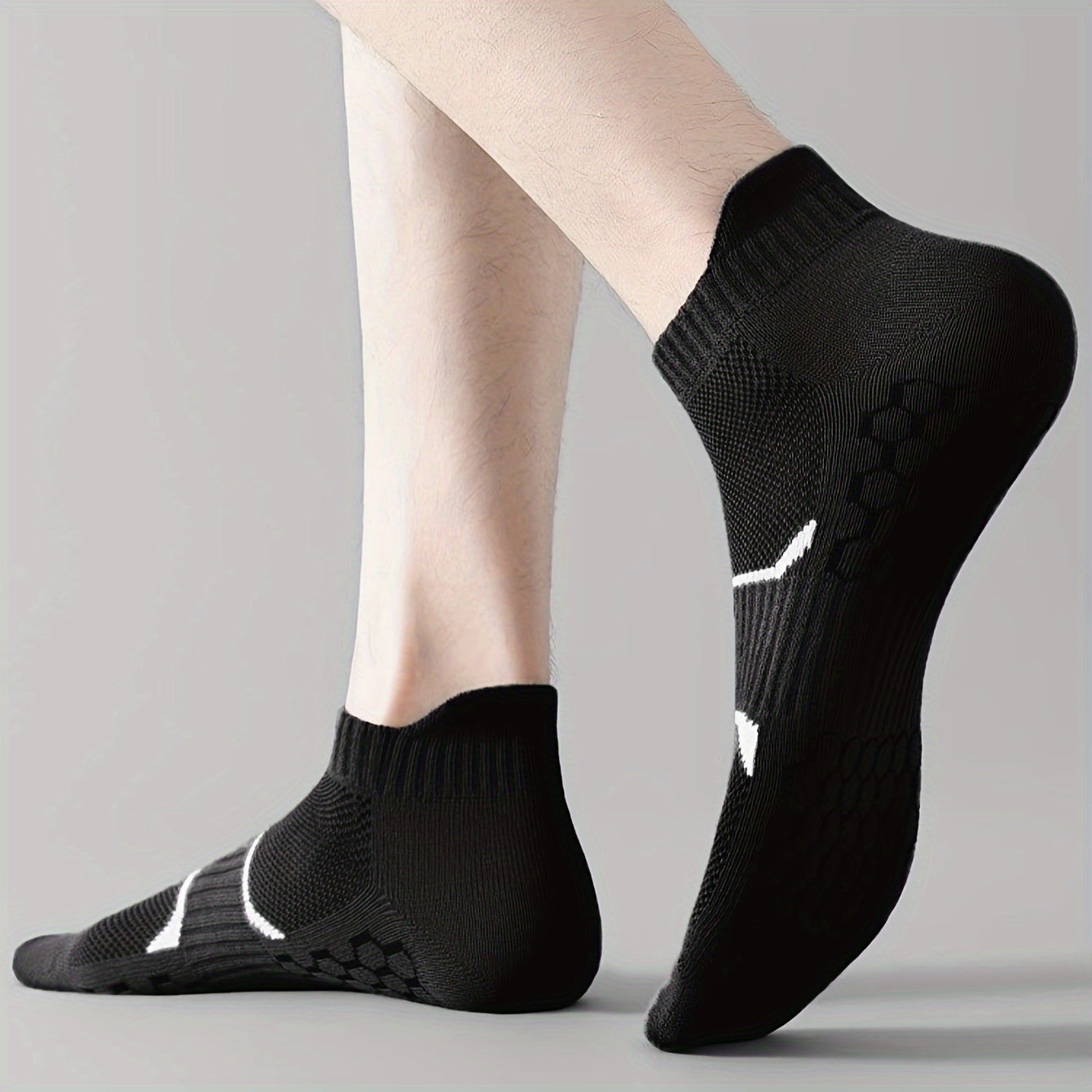 Men's Athletic Socks 6 Pairs Lightweight Breathable Summer Running Outdoor Unisex