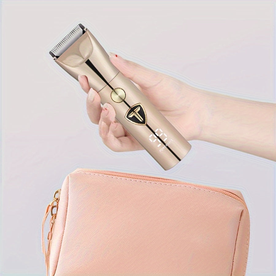 Professional groin and body trimmer with ceramic blade for men and women face nose grooming