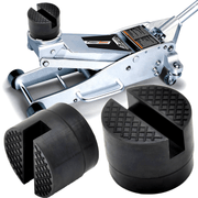 Universal Synthetic Rubber Car Jack Pad Frame Protector Slotted Lifting Disk