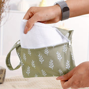 Set of 3 Waterproof Reusable Diaper Bags with Smooth Zipper Pockets in Assorted Sizes