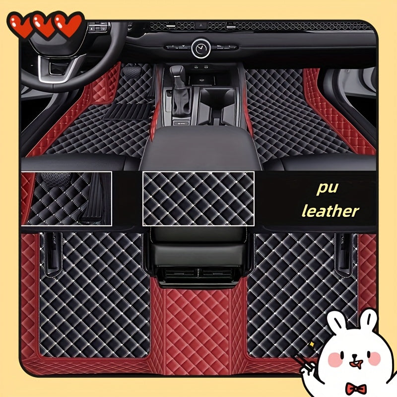 Rangli PU charmashiq avtomobil podalniki matolari sedan uchun suv o'tkazmaydigan changga qarshi chizishga qarshi qattiqlik