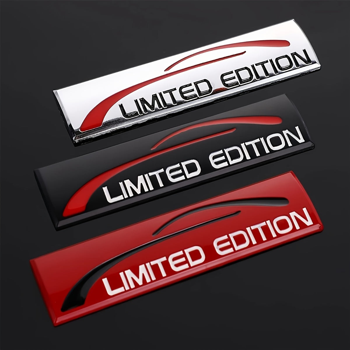 Cheklangan nashr Chrome metall avtomobil stiker emblema belgilari decal universal moslik