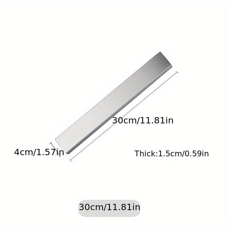 Stainless Steel Magnetic Knife Holder Wall Mount Organizer for Kitchen Utensils