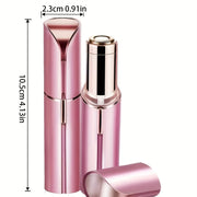 Removedor de vello facial para mujeres mini eléctrico sin dolor con luz LED
