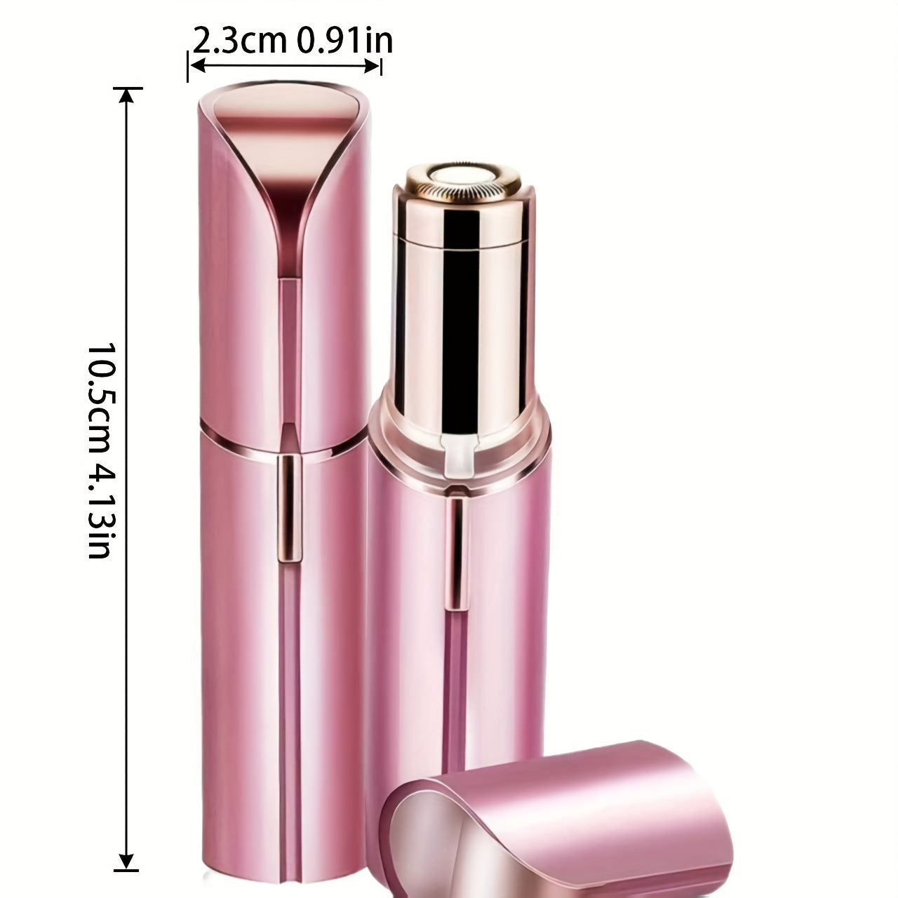 Removedor de vello facial para mujeres mini eléctrico sin dolor con luz LED