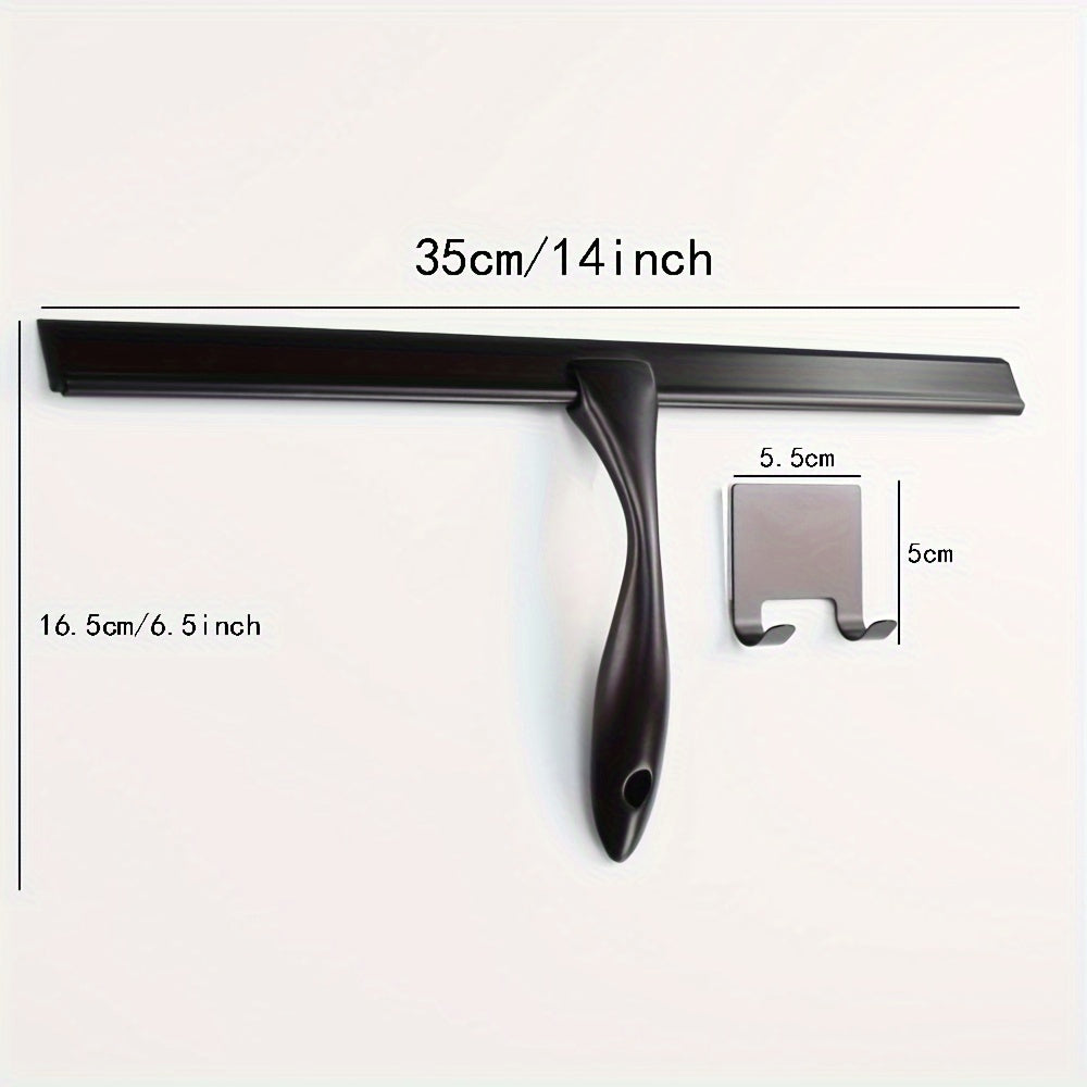 Qo'l bilan ushlanadigan dush squeegee - Dush eshiklari, hammom, derazalar va avtomobil oynalari uchun ideal - Oyna tozalagich, uy tozalash asbobi, suvni olib tashlash skraberi - Tozalash va Rojdestvo ta'minotlari uchun mukammal