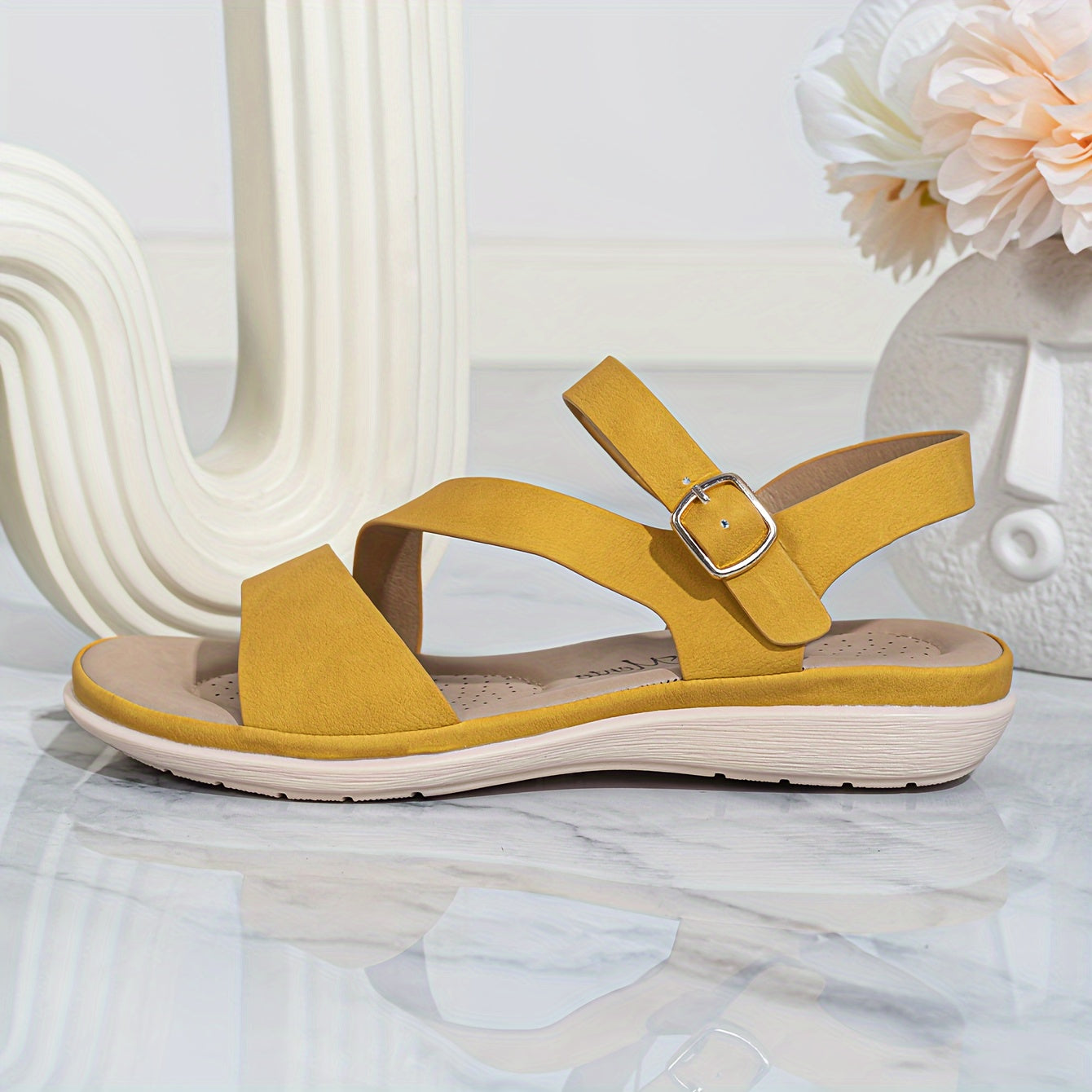 Женские сандалии на каблуке Navy Blue с ремешком вокруг щиколотки, открытым носком, летняя повседневная обувь