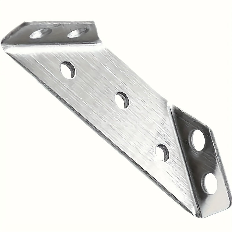 20pcs Stainless Steel Corner Braces 90° Support for Cabinets Furniture Waterproof