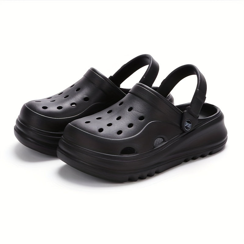 Women's Solid Color Clogs Casual Hollow Out Garden Beach Shoes