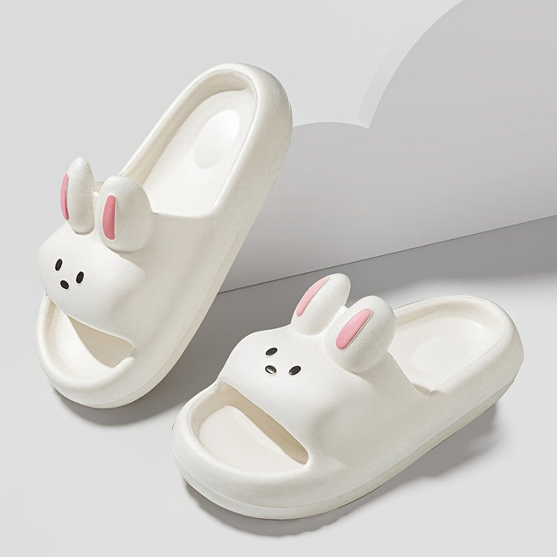 Unisex Cartoon Bunny Slippers Soft Indoor Outdoor Cozy All Seasons