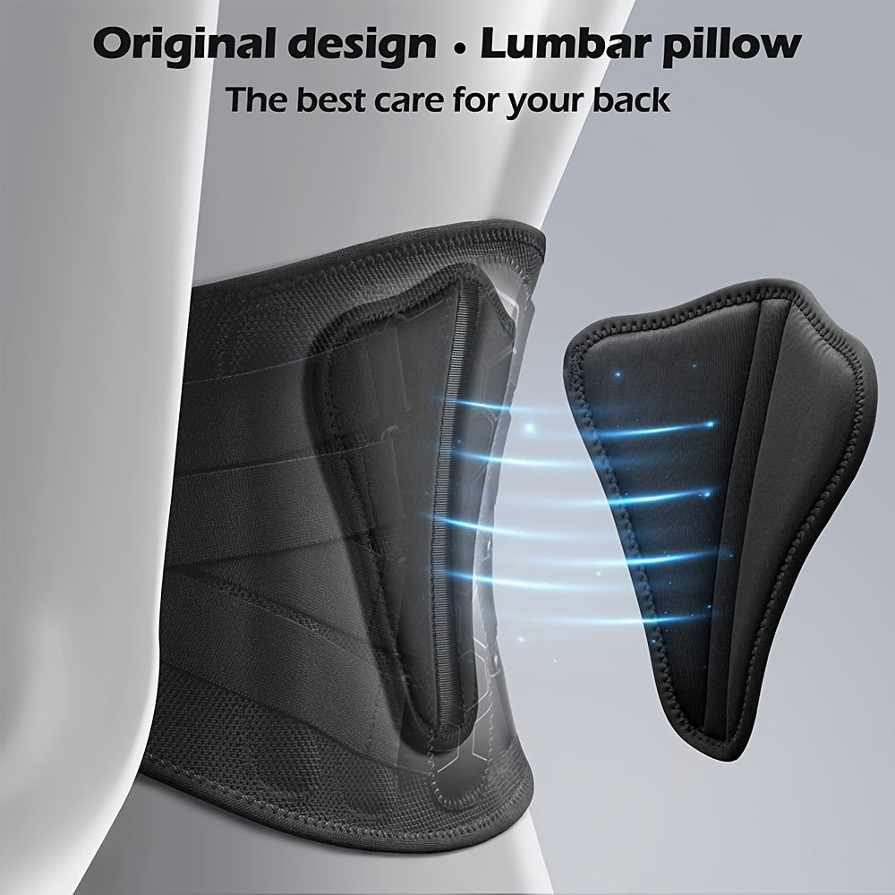 Faja lumbar transpirable unisex para motocicleta, cinturón de soporte lumbar