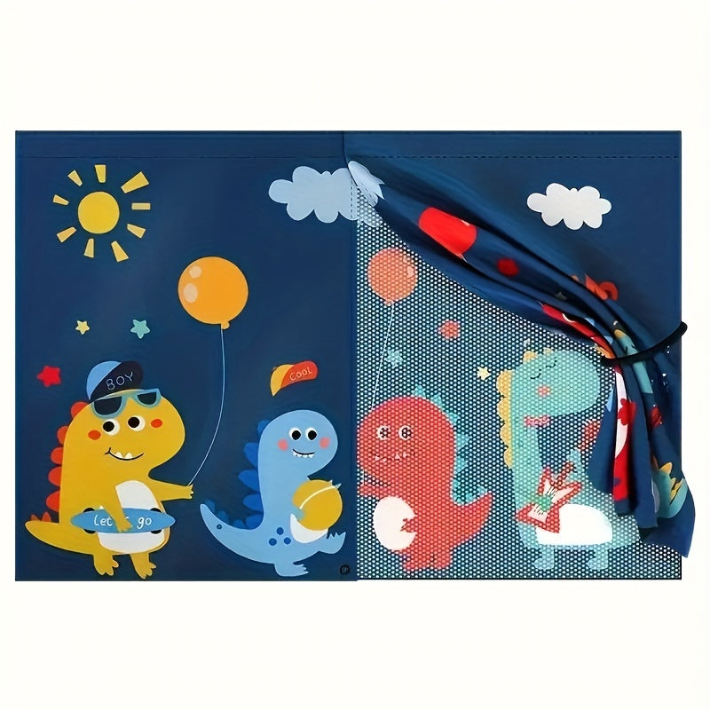 Magnitli tortib olinadigan avtomobil quyosh nurlari uchun polyester mato bilan qoplangan ichki himoya qopqog'i