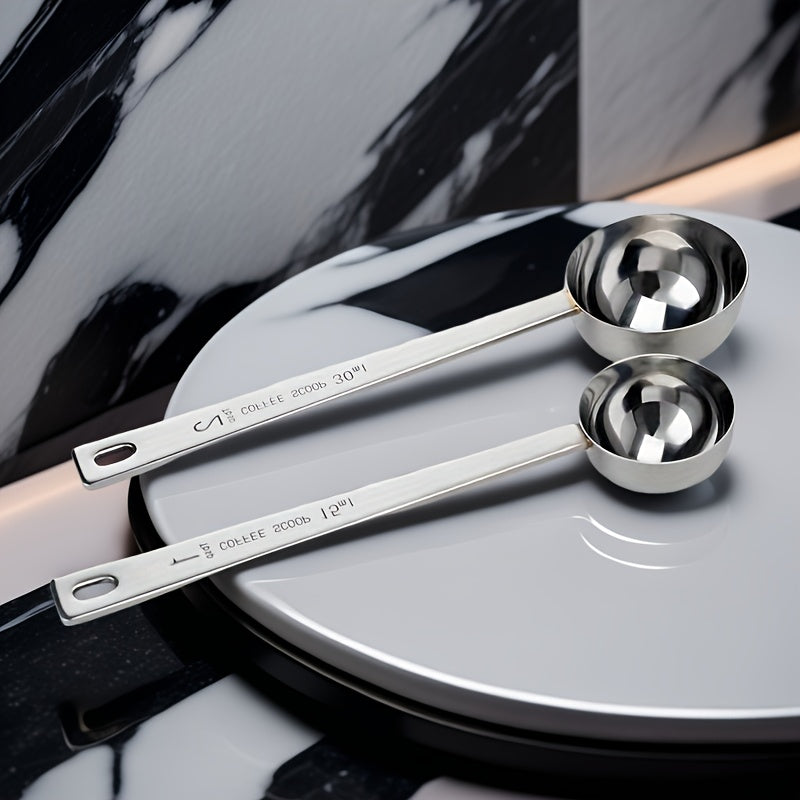 Stainless Steel Coffee Measuring Spoon Dual-Sided 1 Tbsp Durable Easy Clean