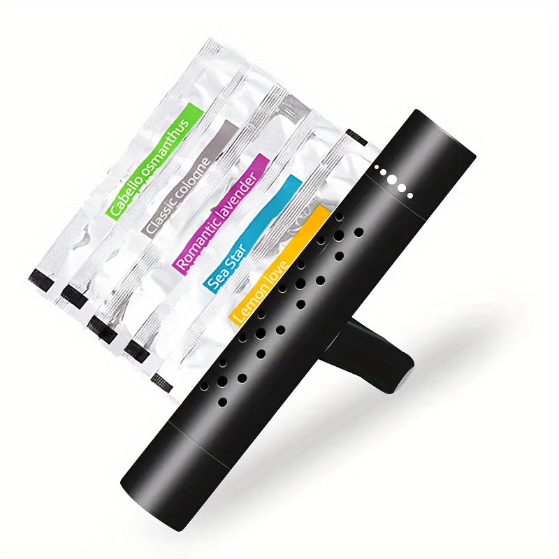 6 dona sozlanadigan metall avtomobil vent kliplari, bardoshli alyuminiy qotishma havo tozalovchi