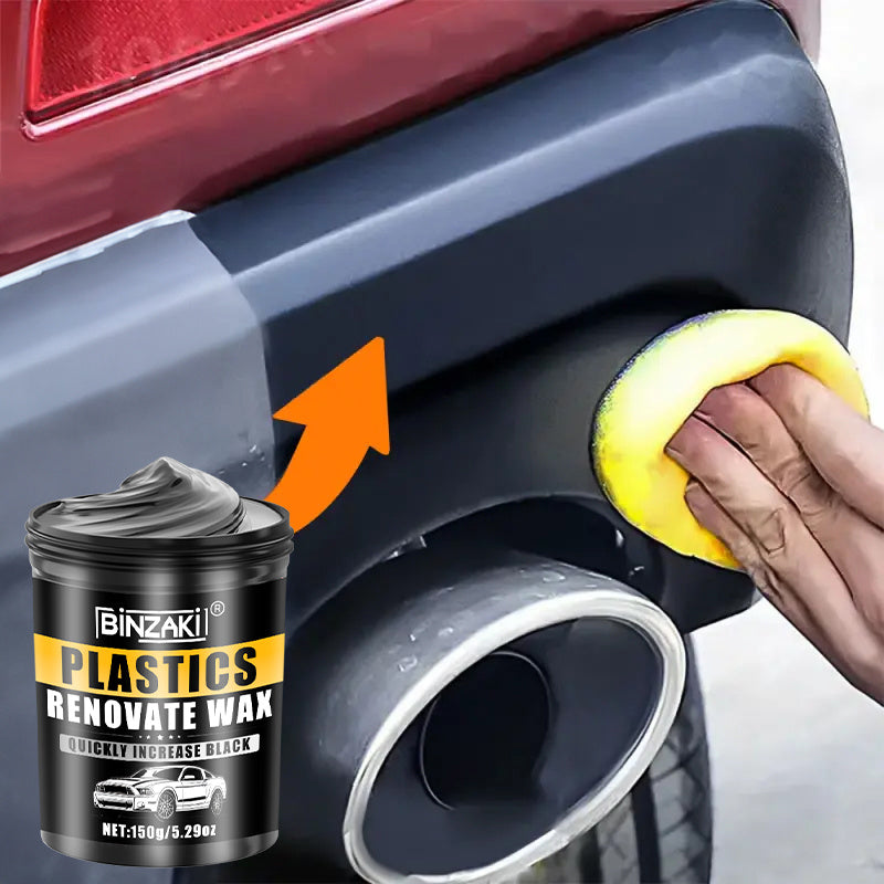 Plastic Restorer for Car Bumpers and Dashboards Deep Gloss Black