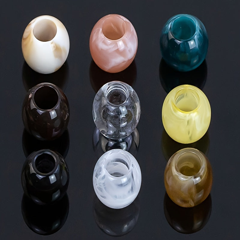 Set of 24 Vintage Resin Buttons Large Holes for Clothing Crafts Sewing Beading