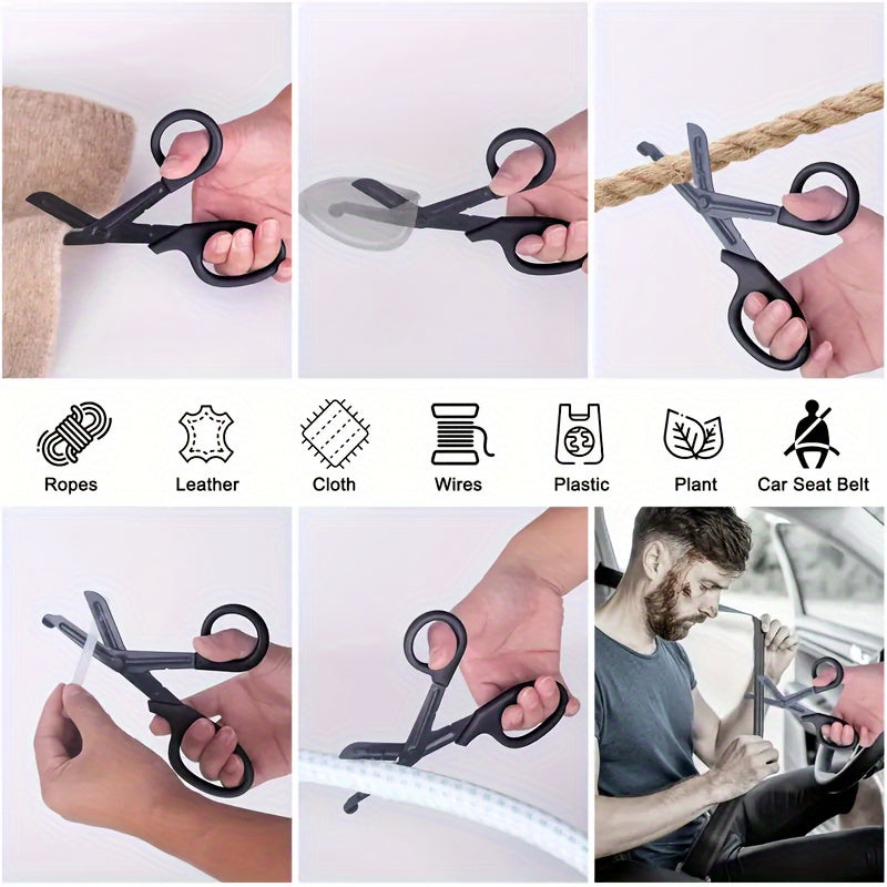 4-Piece 6-Inch Titanium Scissors Non-Stick Durable Blades for Medical Professionals