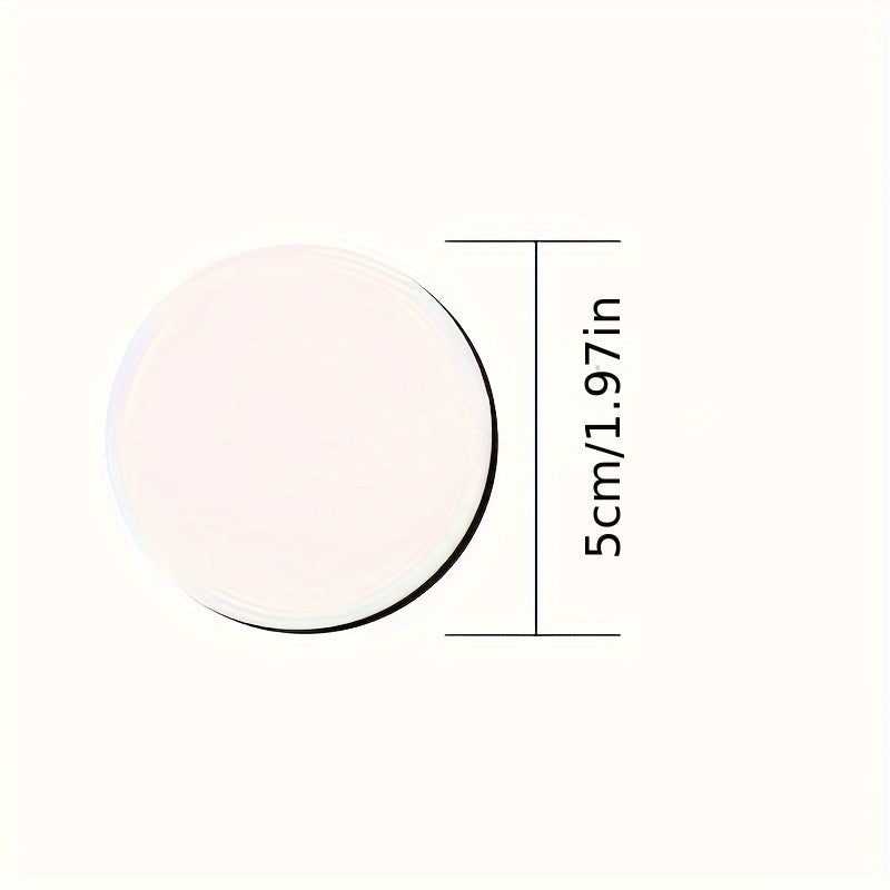 White Round Adhesive Pad 5cm Non-Slip Sofa Cushion Holder for Home