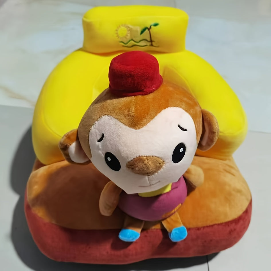 Bolalar va kichkina bolalar uchun moslashuvchan yostiq va orqa qo‘llab-quvvatlash bilan multfilm mo‘rt bolalar uchun booster o‘rindiq