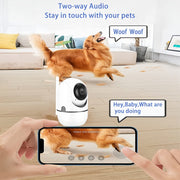 Home Security Camera 1080p WiFi Infrared Night Vision Motion Detection Two-Way Audio Wireless Surveillance