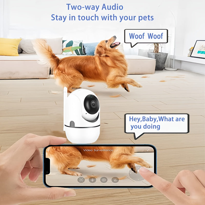 Home Security Camera 1080p WiFi Infrared Night Vision Motion Detection Two-Way Audio Wireless Surveillance