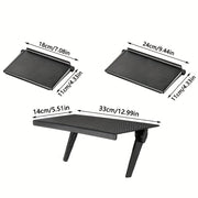 TV Top Shelf Platform for PC Monitor and Media Devices Sturdy ABS Painted Finish