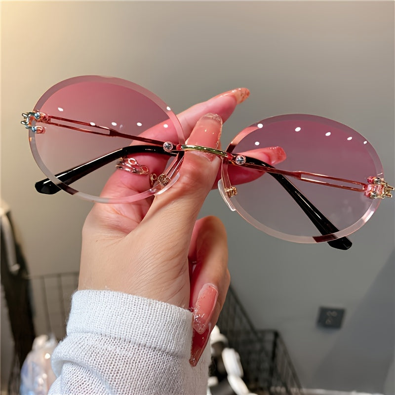 Women's Gradient Sporty Sunglasses Plastic Frame for Running Outdoor Activities