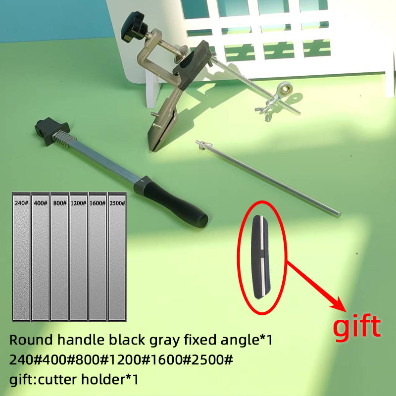 Qozon uchun qo'lda pichoq, qaychi va kesgichlar, qora va kulrang