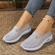 Women's Slip-On Casual Sneakers Breathable Mesh Soft Cushioned Insole