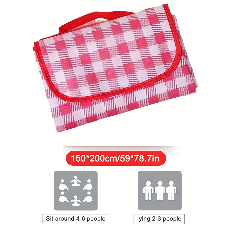 Portable Waterproof PVC Picnic Mat for Camping and Outdoor Use