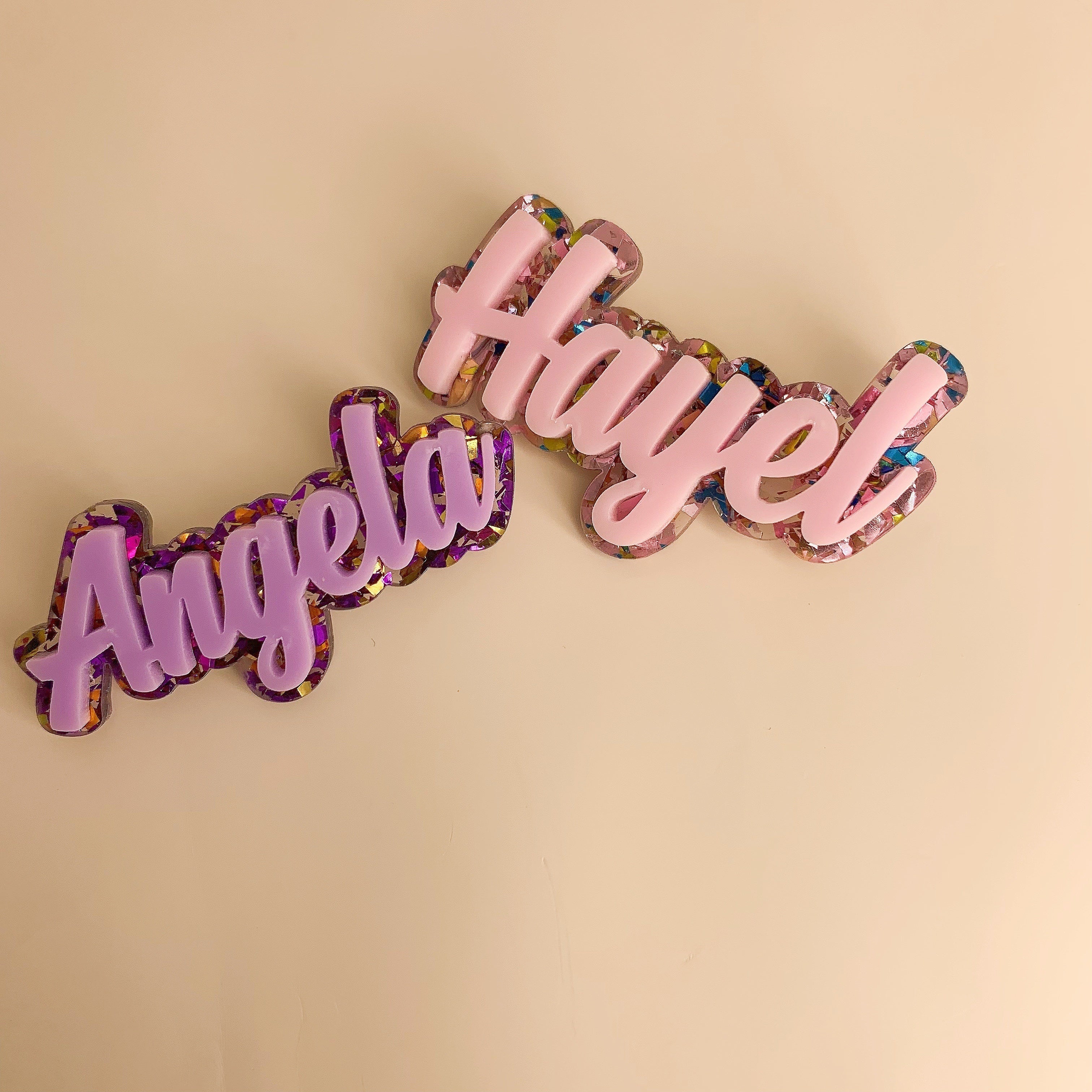 Partiyalar va sovg‘alar uchun akril nom belgilari, moslashtiriladigan, qiziqarli va zamonaviy