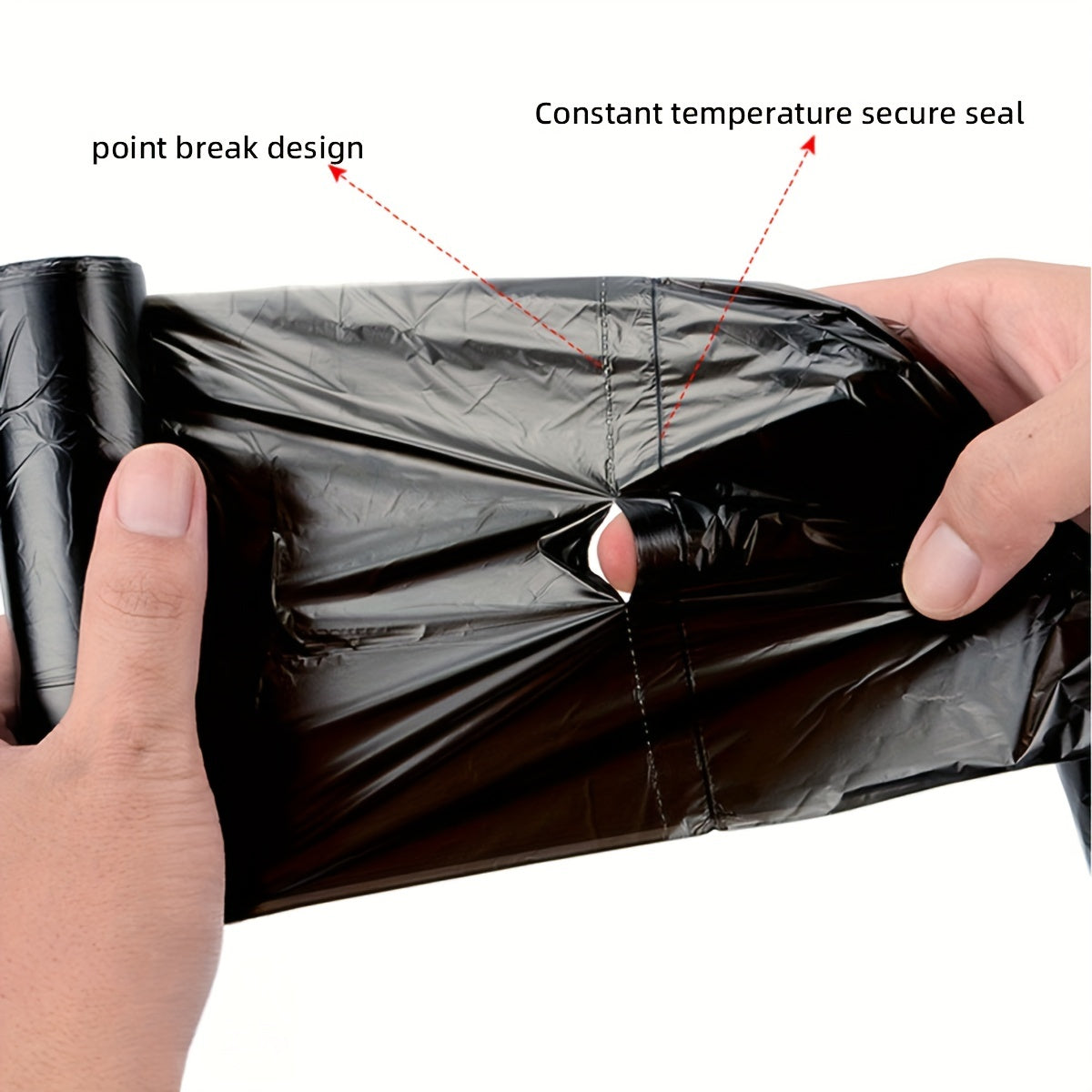 Portable Thickened Enlarge Garbage Bag for Outdoor Car Toilet Leak-Proof