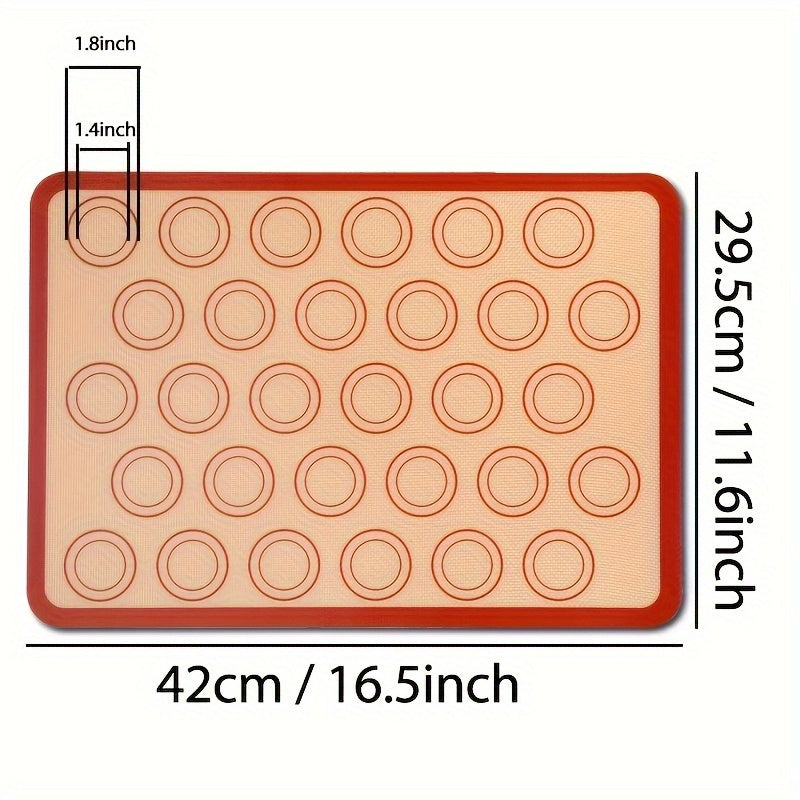 Silicone Baking Mat Non-Stick Reusable Heat Resistant for Cookies Macarons Bread