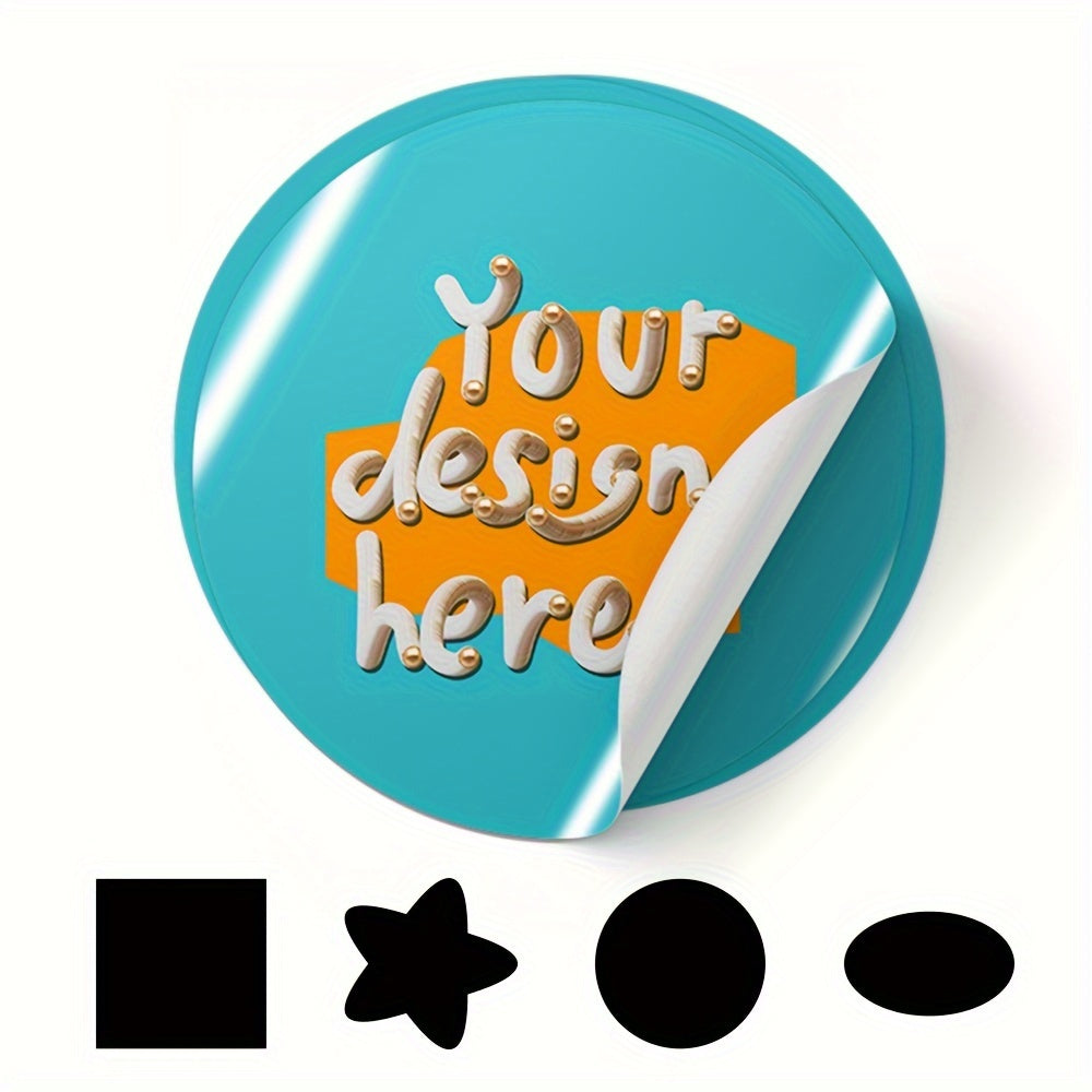 Персонализируйте свой сыр с помощью 1000 водонепроницаемых наклеек | Добавьте ваше изображение, QR-код, логотип или текст | Идеально для бизнеса, офисов и вечеринок