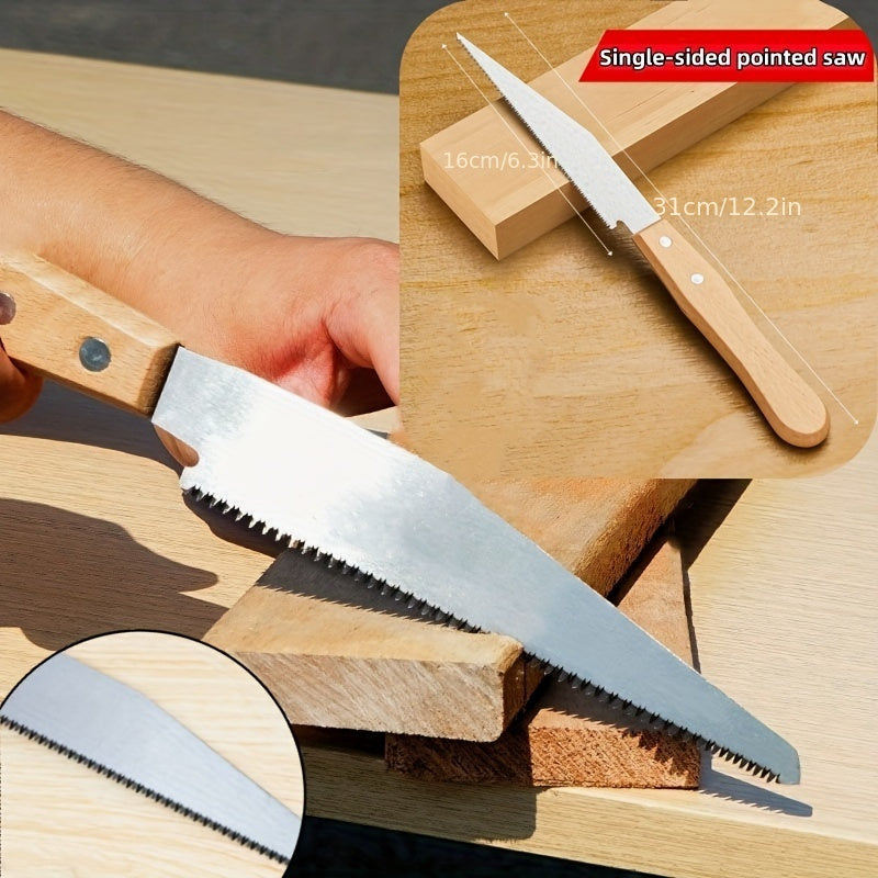 Двусторонняя ручная пила для деревообработки и садоводства, 6-дюймовый стальной SK5