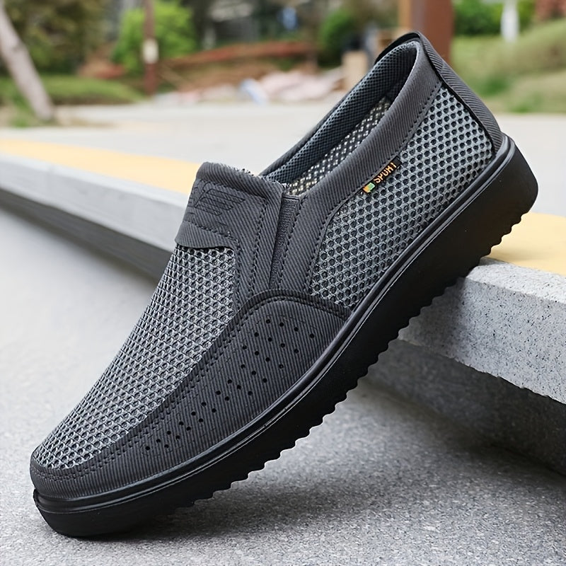 Men's Breathable Casual Loafers Slip-On Comfort for Daily Wear in Spring Summer Fall
