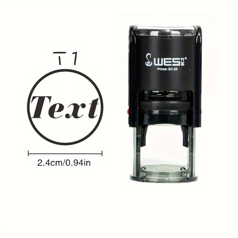 Ofis va maktab uchun shaxsiylashtirilgan dumaloq ABS muhr