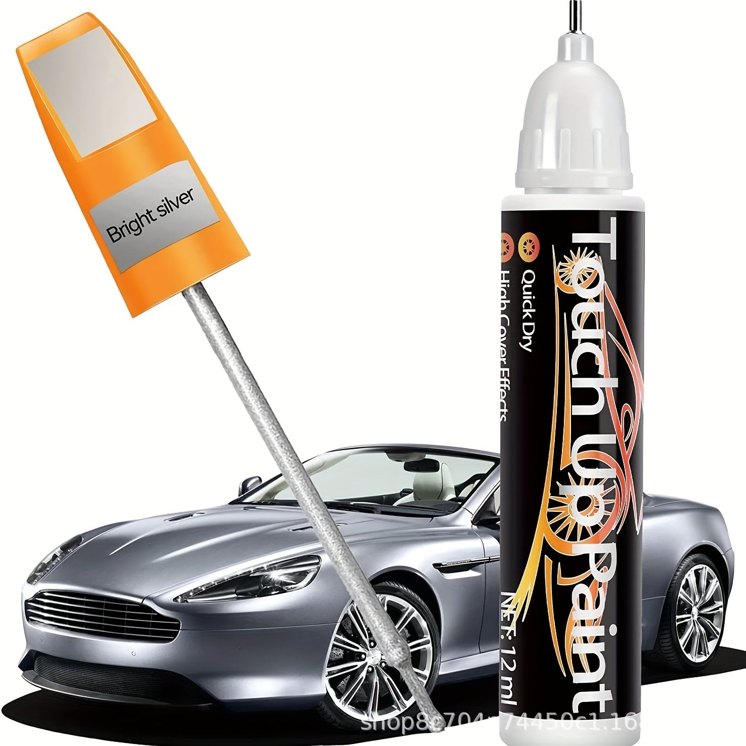 Ручка для подкраски автомобильной краской для глубоких царапин, комплект для ремонта, черный, белый