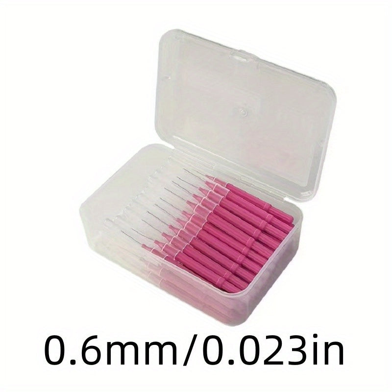 60 dona tish bo'shlig'ini tozalash cho'tkalari kattalar uchun plastik og'iz parvarishi