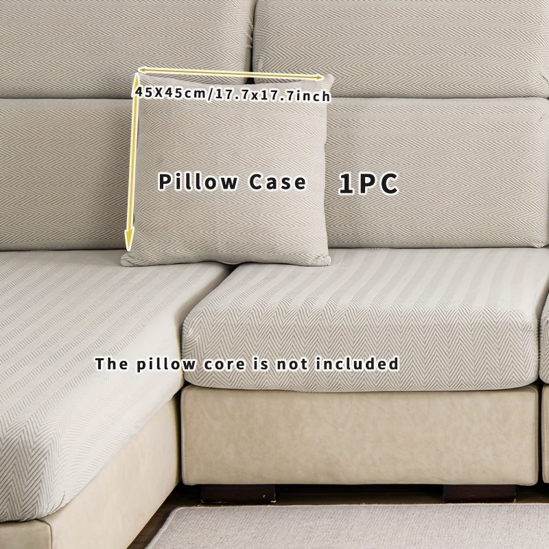 All-Season Solid Color Sofa Cover for Pets and Scratches Protection