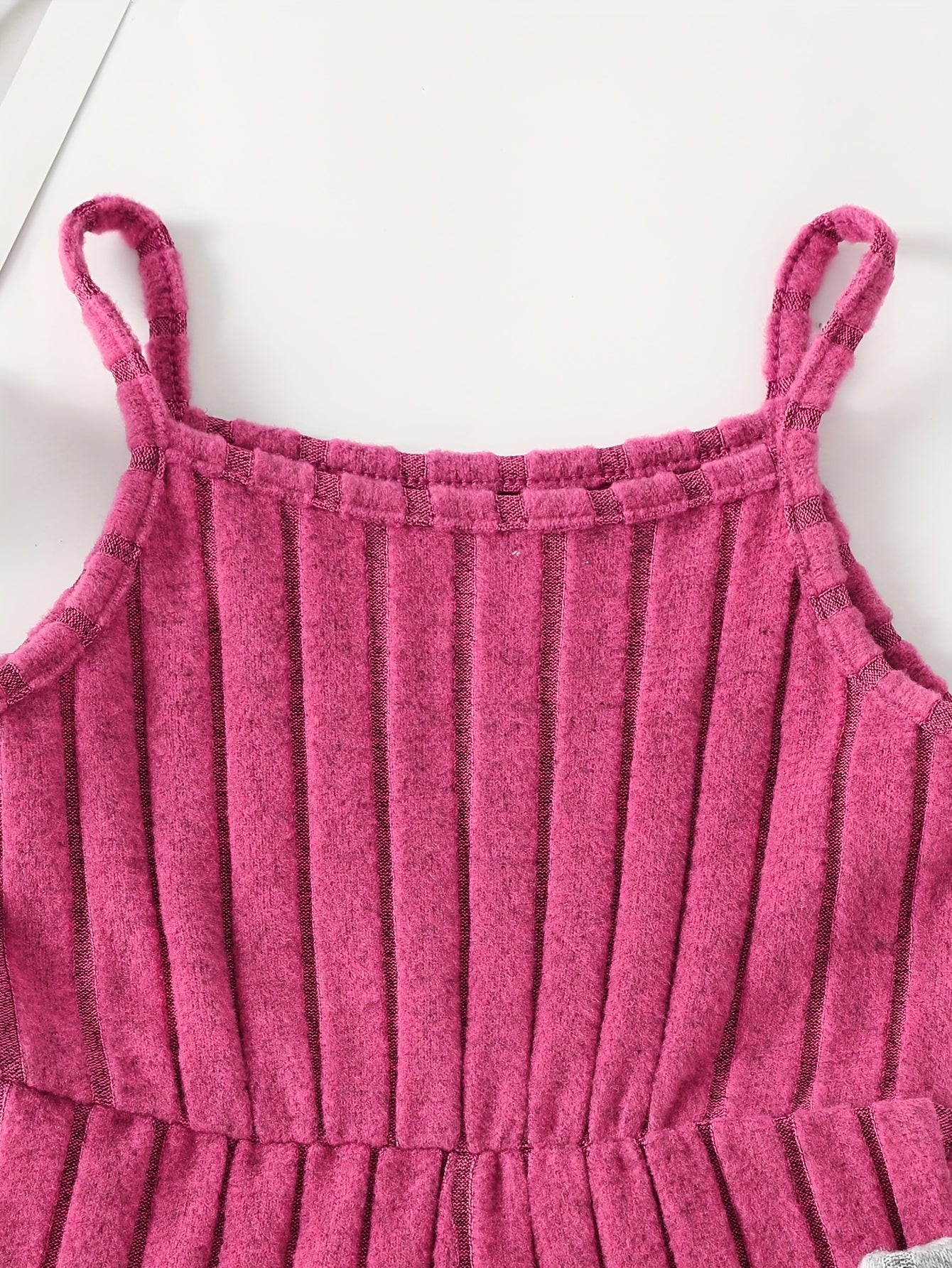 Conjunto de body y pantalones cortos para bebé niña con diseño de rayas en la axila para primavera y verano 0-3 años