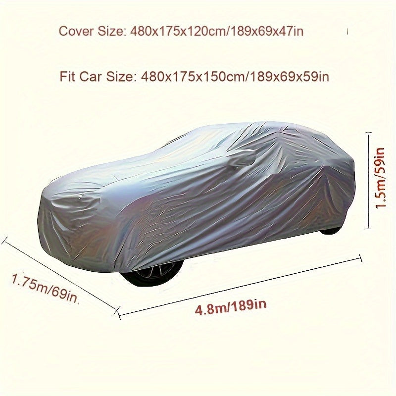 Universal suv o'tkazmaydigan avtomobil qopqog'i PEVA barcha mavsum tozalashga qarshi UV qarshi qor