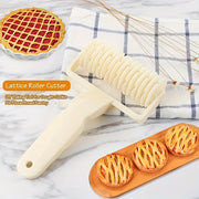 Cortador de enrejado para pasteles de 18cm, rodillo de masa de plástico para hornear tartas, galletas y pasteles