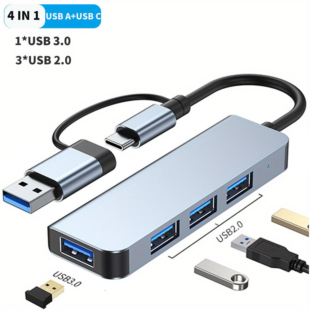 USB C Hub with Multiple Ports for MacBook Pro Air and USB C Laptops